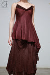 Marc Le Bihan 2500 Skirt French Handmade MLB-2500-AUBERGINE
